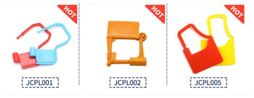 Plastic Padlock Seal High-quality disposable one-time-use mini plastic security padlock seals  Security plastic padlock seals with logo label numbers Disposable mini plastic padlock seals for hospital One-time-use padlock seals